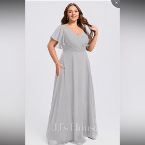 JJs House Light Gray Maxi Dress